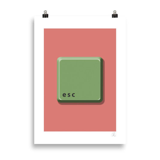 ESC to Paradise poster - HiPosterShop