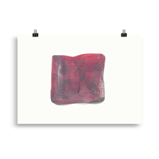 A tiny world in a square Poster