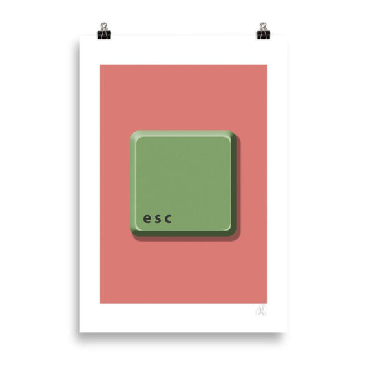 ESC to Paradise poster - HiPosterShop